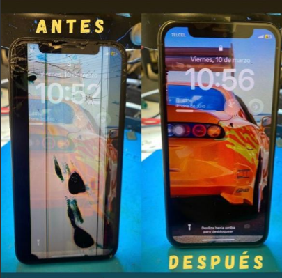 Cambio de pantalla de celular